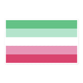Abrosexual Flag Bubble-Free Stickers